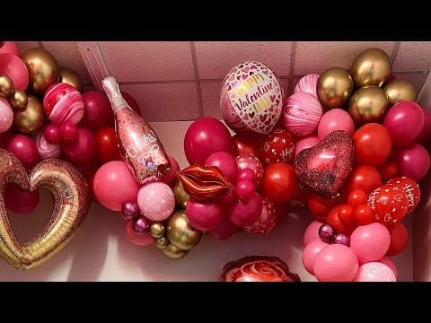 Valentine's Day Balloon garland | Giant balloon garland | Valentine's Day Decor