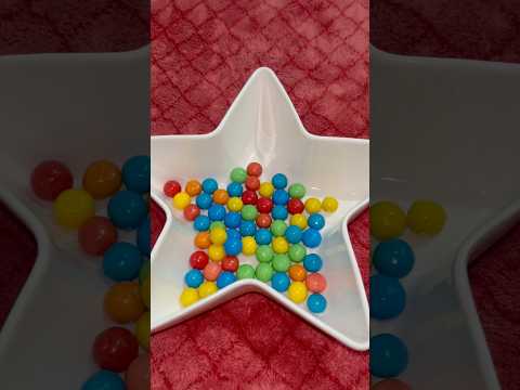 ASMR bouncing gum balls #gumballs #asmr #colorful #shorts