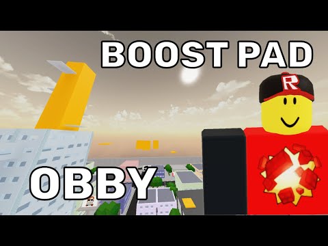 I MADE AN OBBY IN JUJUTSU SHENANIGANS USING BOOST PADS