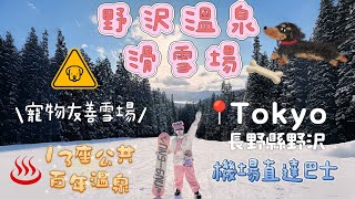 【日本東京🇯🇵】EP1 野澤溫泉滑雪場❄️｜機場直達野沢巴士｜日本最長雪道｜自學單板全紀錄｜歷史百年溫泉村｜冬奧滑雪場｜靜泉莊 Seisenso｜Action4📸