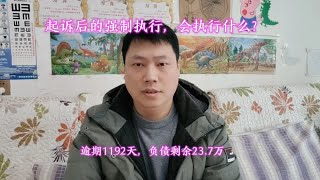 起诉后的强制执行，会执行什么？