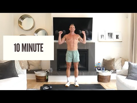 FULL UPPER BODY WORKOUT | TONE & SCULPT ARMS, BACK AND SHOULDERS (10 Minute At Home)