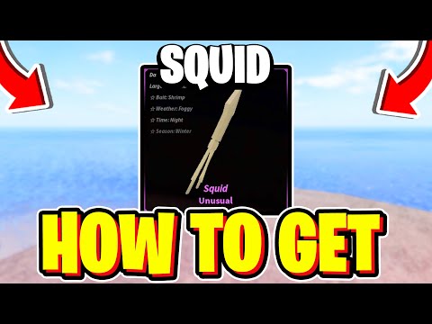 How To CATCH SQUID In Fisch! Roblox (Squid Location)