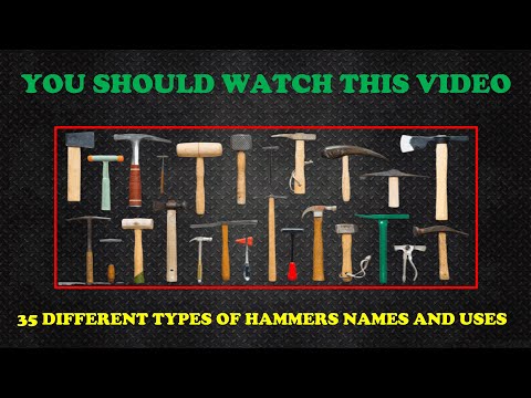 35 Different Types of Hammers and Their Uses with Pictures and video! hand tools! RYB ELECTRICAL