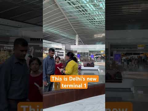 Delhi new airport terminal #trending #viralshorts #airport