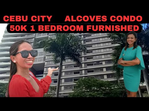 $950USD ALCOVES CONDO IN CEBU CITY 1 BEDROOM 1 BATH FOR RENT