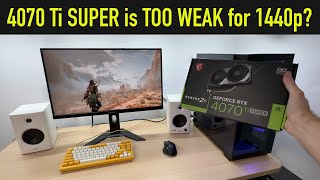 The Latest Games vs RTX 4070 Ti SUPER at 1440p