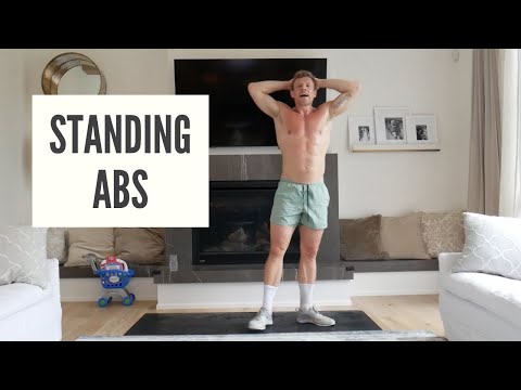 STANDING ABS WORKOUT | LOSE BELLY FAT AT HOME  (10 MINUTE WORKOUT)