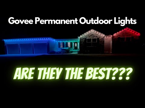 Govee Permanent Outdoor Lights (Permanent Christmas/Holiday Lights DIY)