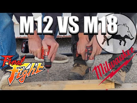 Which Milwaukee Drives Screws Faster? -  M12 Drill vs M18 Impact Driver Speed