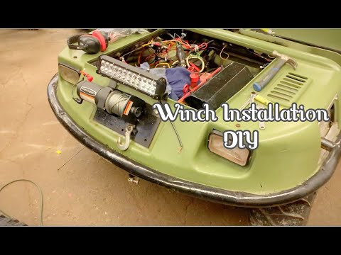 How to install a winch on a argo