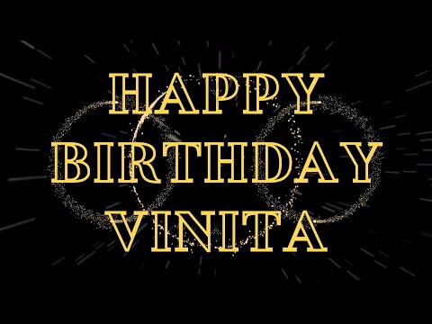 Happy Birthday Vinita 🎉 | A Special Wish Just for You! | Let's Celebrate! 🎂