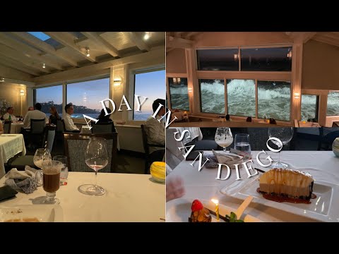 Romantic dining at the Marine Room I San Diego restaurant I #lajolla ocean view 🌊