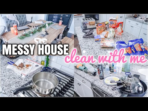 CLEAN WITH ME 2021 | UNDECORATE WITH ME AFTER CHRISTMAS | MESSY HOUSE TRANSFORMATION