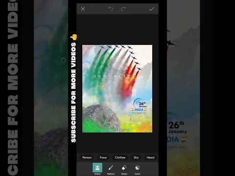 26 January Special Photo Editing in PicsArt #shorts #photoediting #editingtutorial