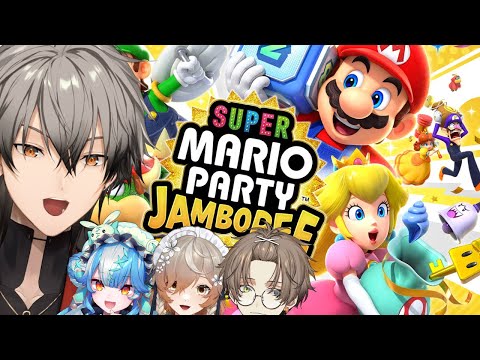 NEW! MARIO PARTY JAMBOREE GAME. Denauth + Alban!【#NIJISANJI EN | #RyomaBarrenwort】