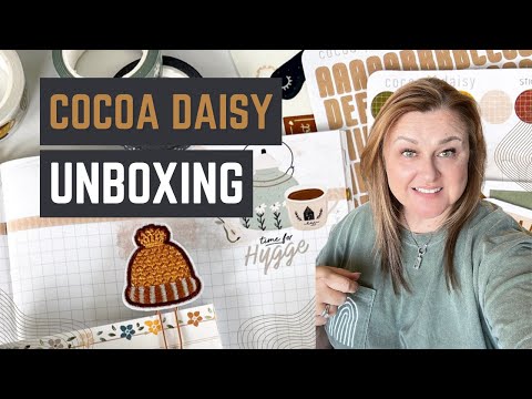 Cocoa Daisy Unboxing | Home Sweet Home Kit |  Stickers Stamps Paper  | Traveler's Notebook | Planner