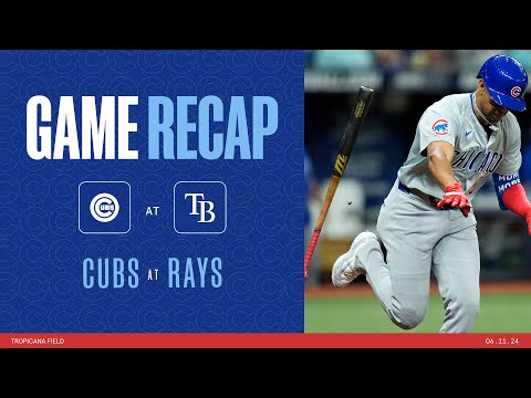 Cubs vs. Rays Game Highlights | 6/11/24