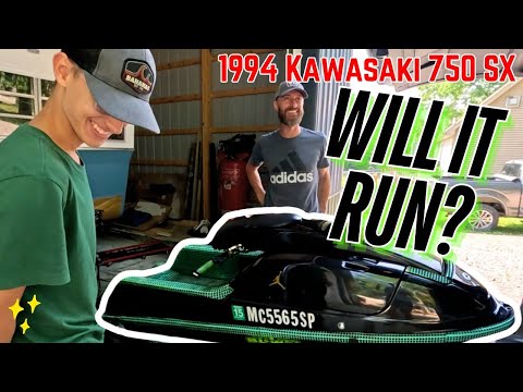 Reviving a 30-Year-Old Kawasaki 750 SX Stand-Up Jet Ski: Will It Run and Ride?