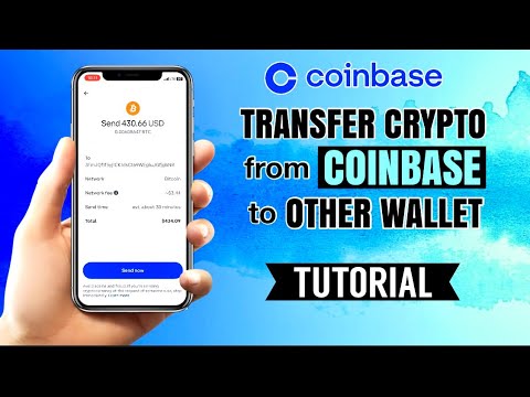 How to Transfer crypto from COINBASE app to OTHER wallet | Tutorial