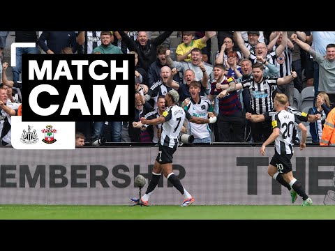 MATCH CAM 🎥 Newcastle United 1 Southampton 0 | Behind The Scenes