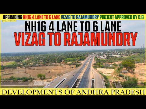 Upgrading Nh16 Vizag To Rajahmundry 4 Lane To Six Lane Highway Work Approved | Vlog | Kiran Tummala