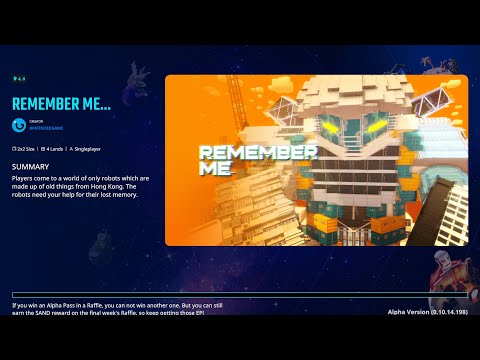 REMEMBER ME - ALL Quests 15/15 EP 31/31 Walkthrough Gameplay The Sandbox Alpha Season 4