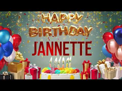 Jannette - Happy Birthday Jannette