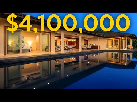 I've NEVER Seen A Pool With A View Like This in Hawaii!   INSIDE $4.1M Home