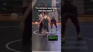 One of the fastest Wrestling Matches you will ever see 😱💪 #shorts