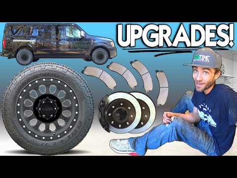 BIG UPGRADES For Bass Van Build w/ NEW Wheels BIGGER Tires & HEAVY DUTY Brake Install -EXO Car Audio