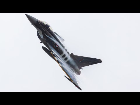 RAF Typhoon solo display | Sanicole Airshow 2024