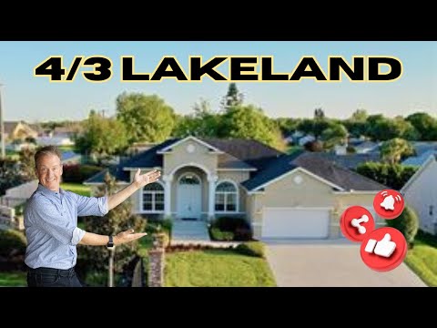 Lakeland, Florida home for sale!  4 bedroom 3 bath in gated community!