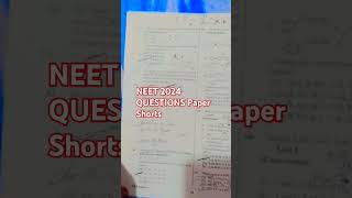 NEET 2024 Questions Paper Shorts #viral #trending #neet2024 #question #paper #youtubeshorts