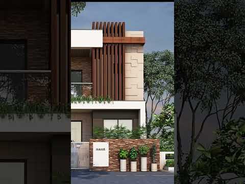 latest house front elevation design | Moder home | Colour combination