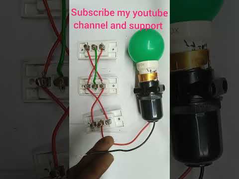 1buld 3 switch controls #electrical #youtubshorts #vairalvideo #shorts