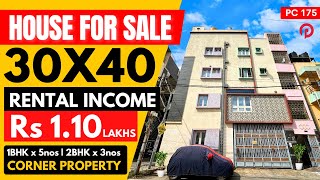 🔥HOUSE for SALE in Hosur Road Begur Bangalore 30x40✅ Independent House for sale | Rental income