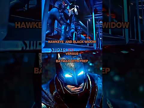 Hawkeye And Black Widow Vs Batman With Prep