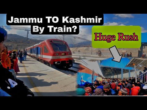 JAMMU TO KASHMIR BY TRAIN | USBRL PROJECT UPDATE | BANIHAL SRINAGAR TRAIN | SANGALDAN BARAMULA TRAIN