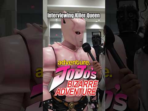 Interviewing Killer Queen from Jojo’s Bizarre Adventure #jojosbizzareadventure