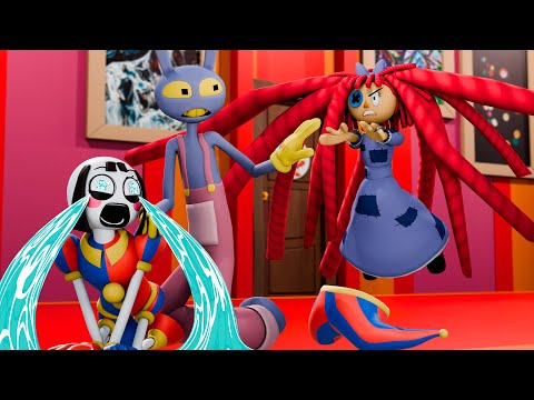 Pomni x JAX 💖, But Long Hair Ragatha?! | "The Amazing Digital Circus" Animation  | Episode 9