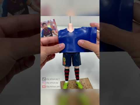 Clay Artisan JAY ：Crafting a Stunning Clay Sculpture of Lionel Messi