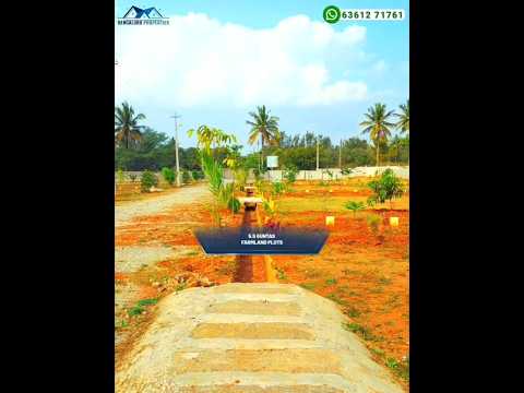 5.5 GUNTAS FARMLAND PLOTS @Nelamangala @Railway Gollahalli