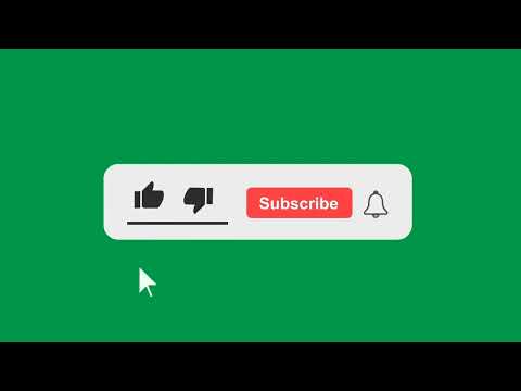 Intro for #youtube ,Like,Subscribe And Bell Icon Into Sound Animation Green Screen (No Copyright)