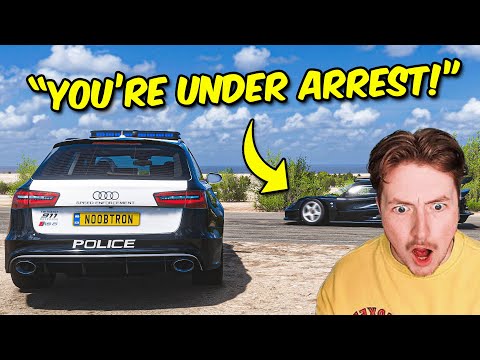 Escaping POLICE in Forza Horizon 5