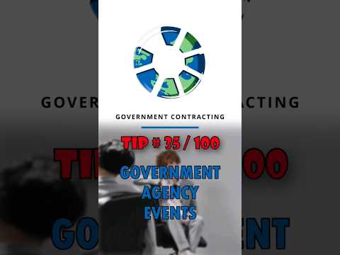 Government Agency Events | Win Government Contracts! ✅ #smallbusiness #governmentcontracting #money