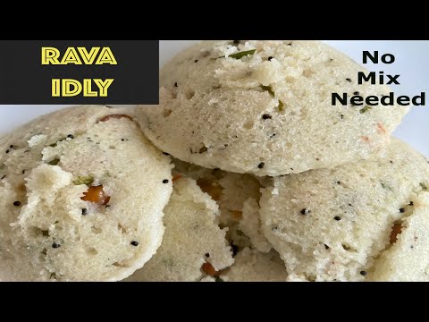 Rava Idly at Home form Scratch. NO PRE MIX REQUIRED | Quick and Easy