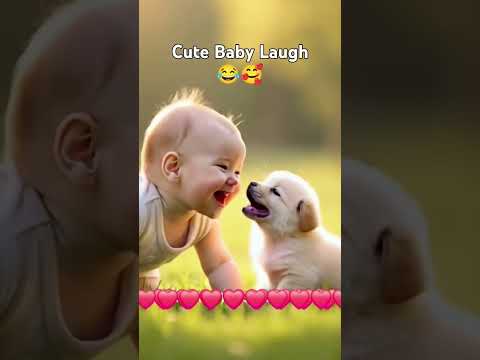 Cute Baby Laugh 😂🥰 Tag Someone ❤️#cute #animal #tiny #cutepet #Al#animals #babyanimals#funnysounds