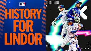 Francisco Lindor is the first SS in MLB HISTORY to have 25 homers and 25 steals in a season 3 times!