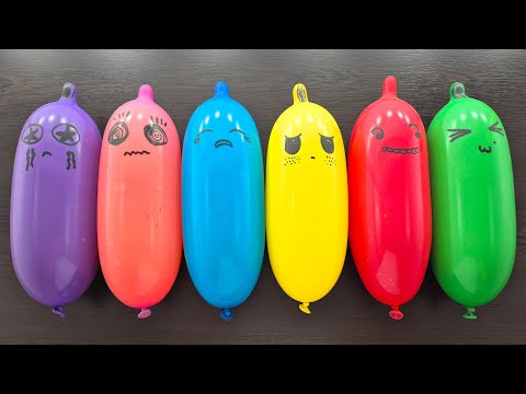 Slime with Funny Balloons Satisfying ASMR video